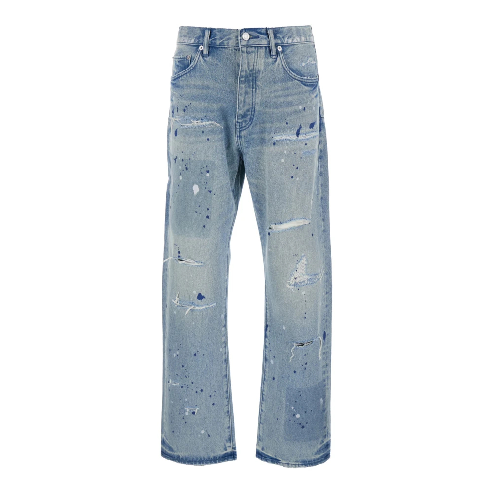 Purple Brand Herren Blau - E Denim Jeans Mit Logo Patch - Jeans - W30