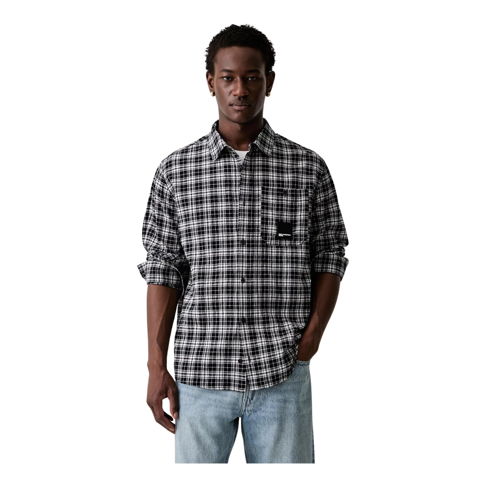 Karl Lagerfeld , Herren, Shirts, Schwarzk, M - Bild 4