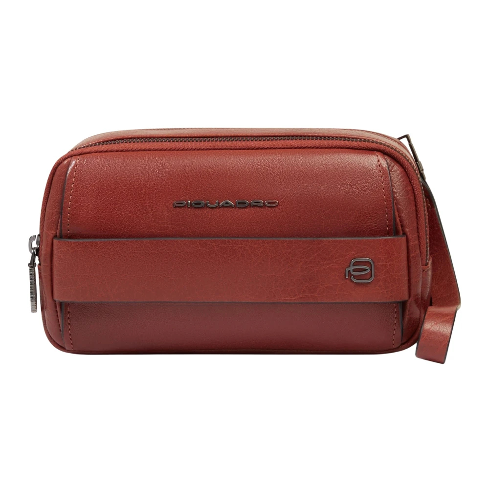Piquadro Herren Rot - Ac7032s141 Leder Handgelenktasche - Bags - One Size
