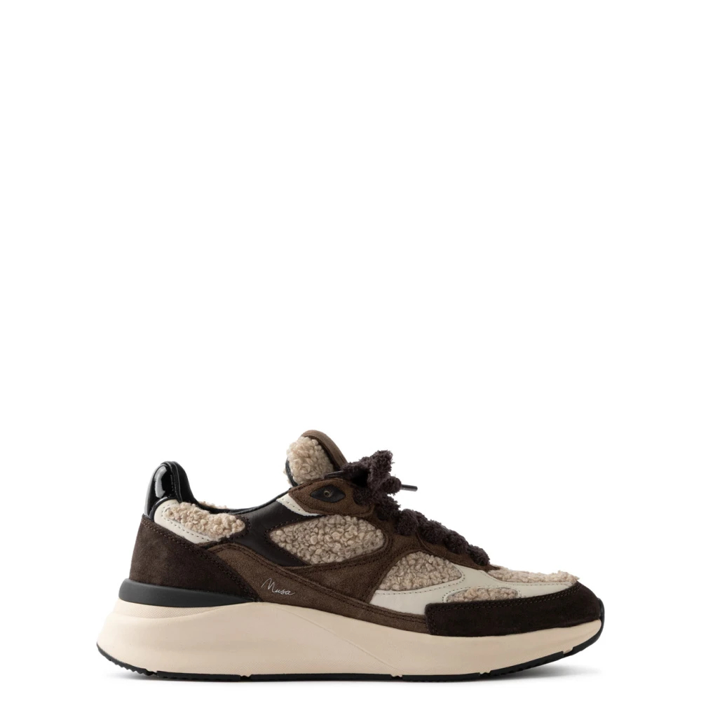 D.a.t.e. Damen Braun Sneakers Hill W451-Hl-Sd - Bild 4