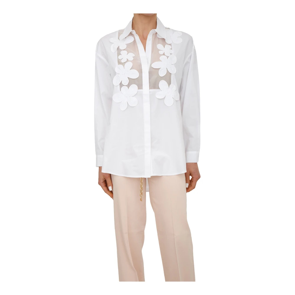 Nenette Damen Weiß - Camicia - Blouses & Shirts - L