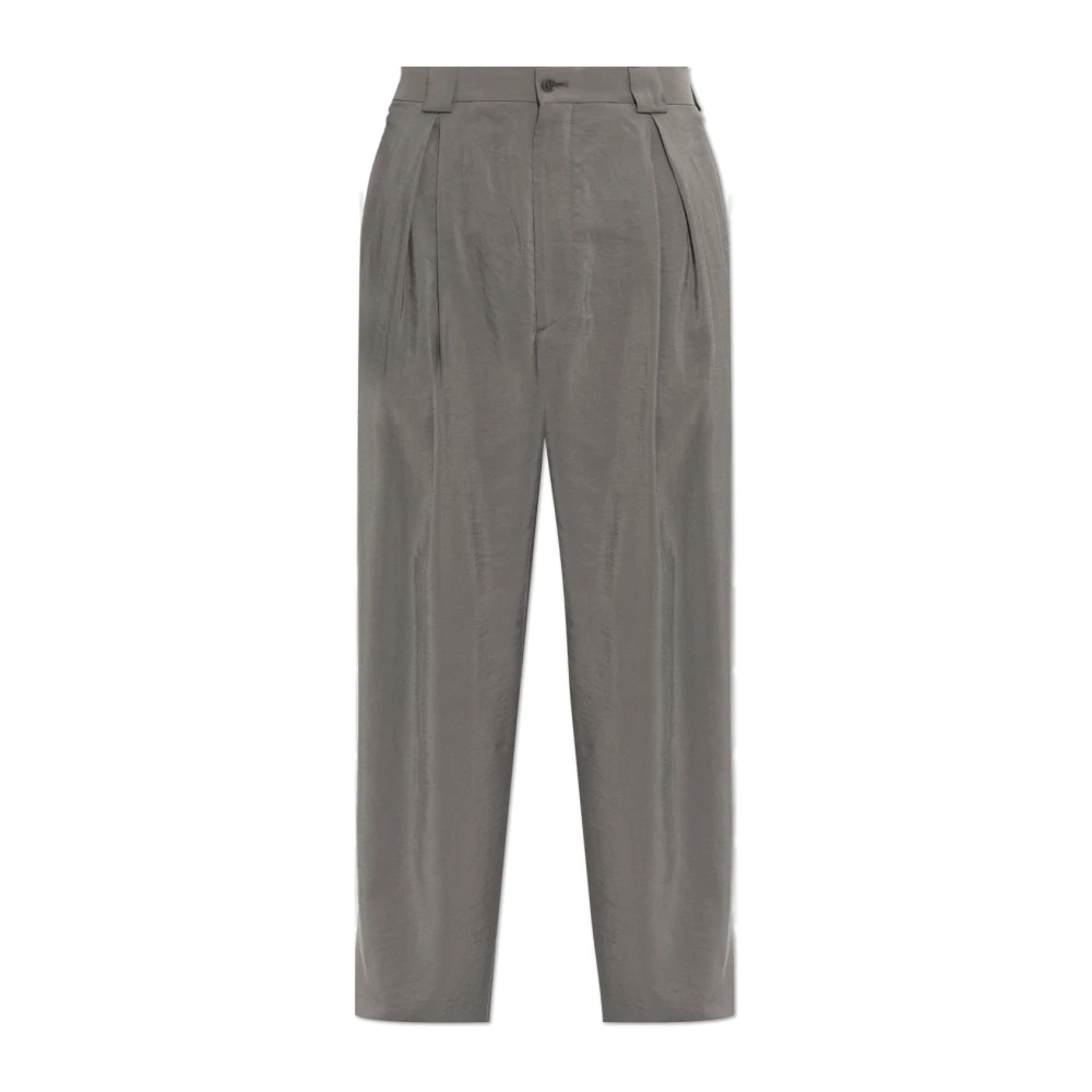 Giorgio Armani Herren Grau - Seidenhose - Trousers - M