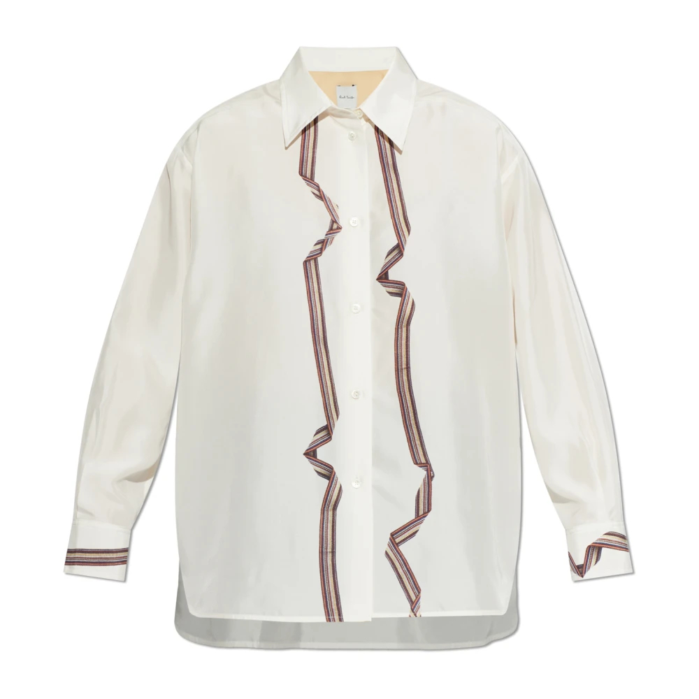 Paul Smith Damen Weiß - Seidenhemd - Blouses & Shirts - 2XS