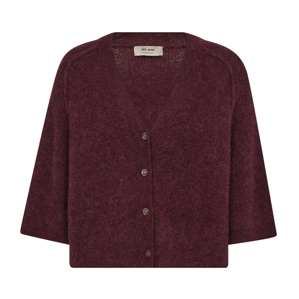 Mos Mosh - Mmthora Lizet Knit Cardigan Cabernet - Gr. - Xs - Bild 4