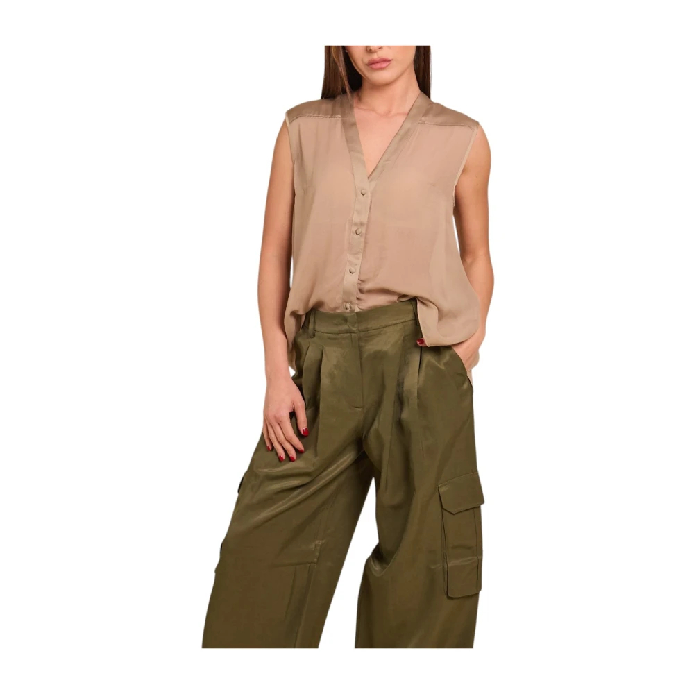Nenette Damen Beige - Blusa - Tops - S