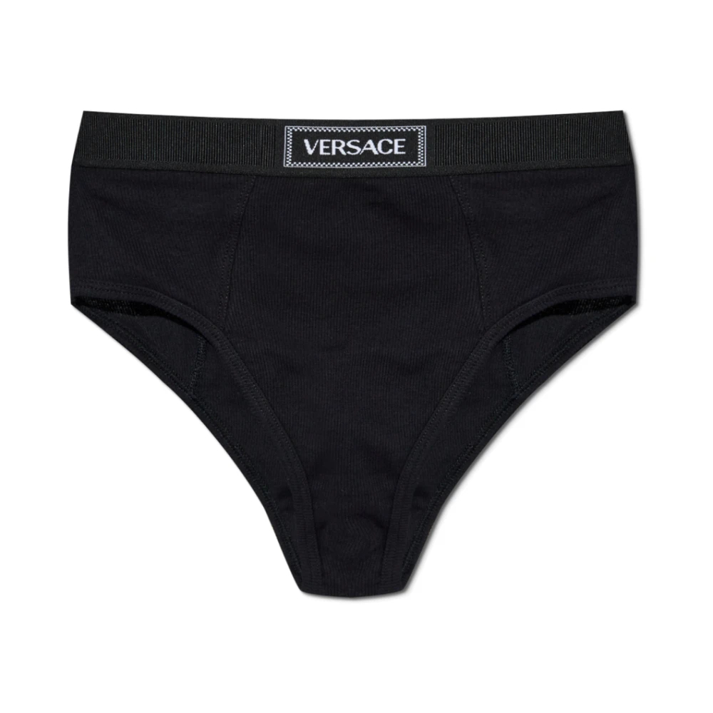 Versace Damen Schwarz - Baumwollslips - Underwear - K - L
