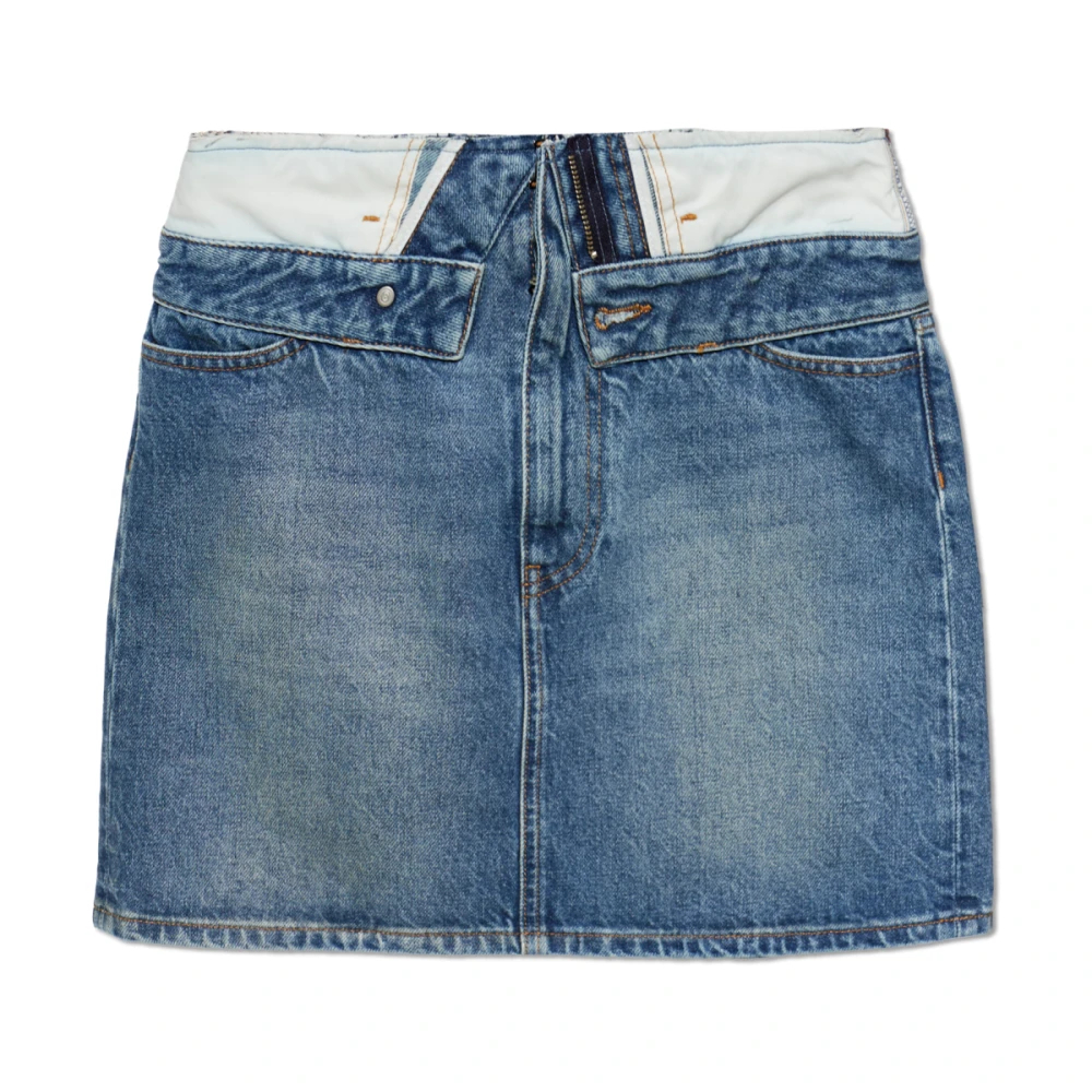 Mm6 Maison Margiela - Denimrock - Skirts - Damen - Blau - 2XS