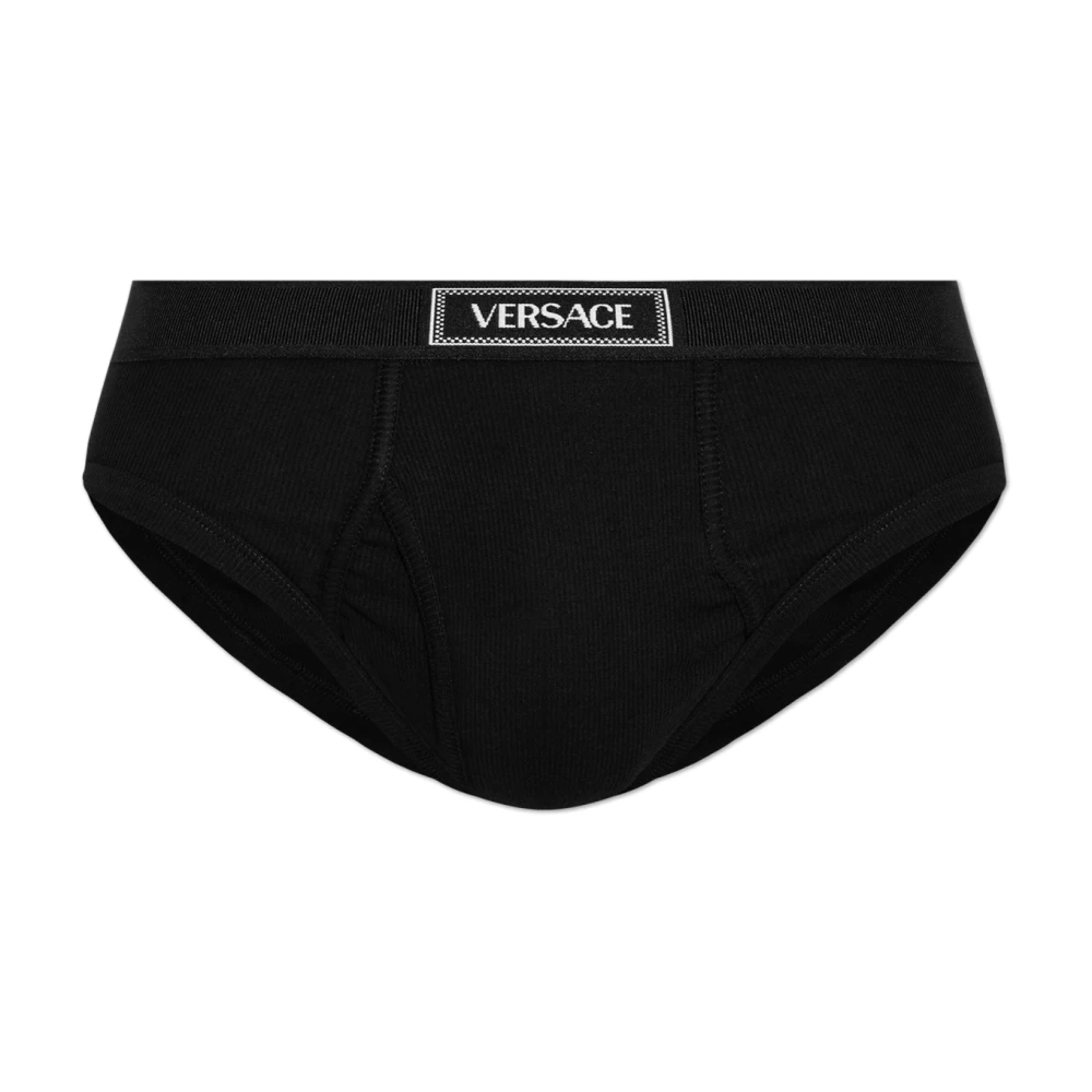 Versace Herren Schwarz - Baumwollslips - Underwear - K - L
