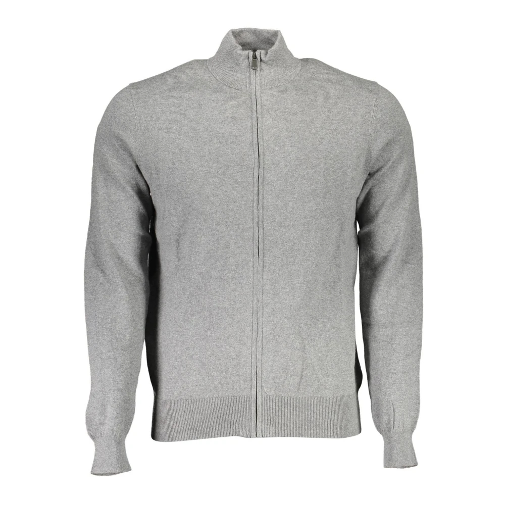 North Sails - Zipup Strickjacke Klassische Passform - Knitwear - Herren - Grau - Xl - Bild 6