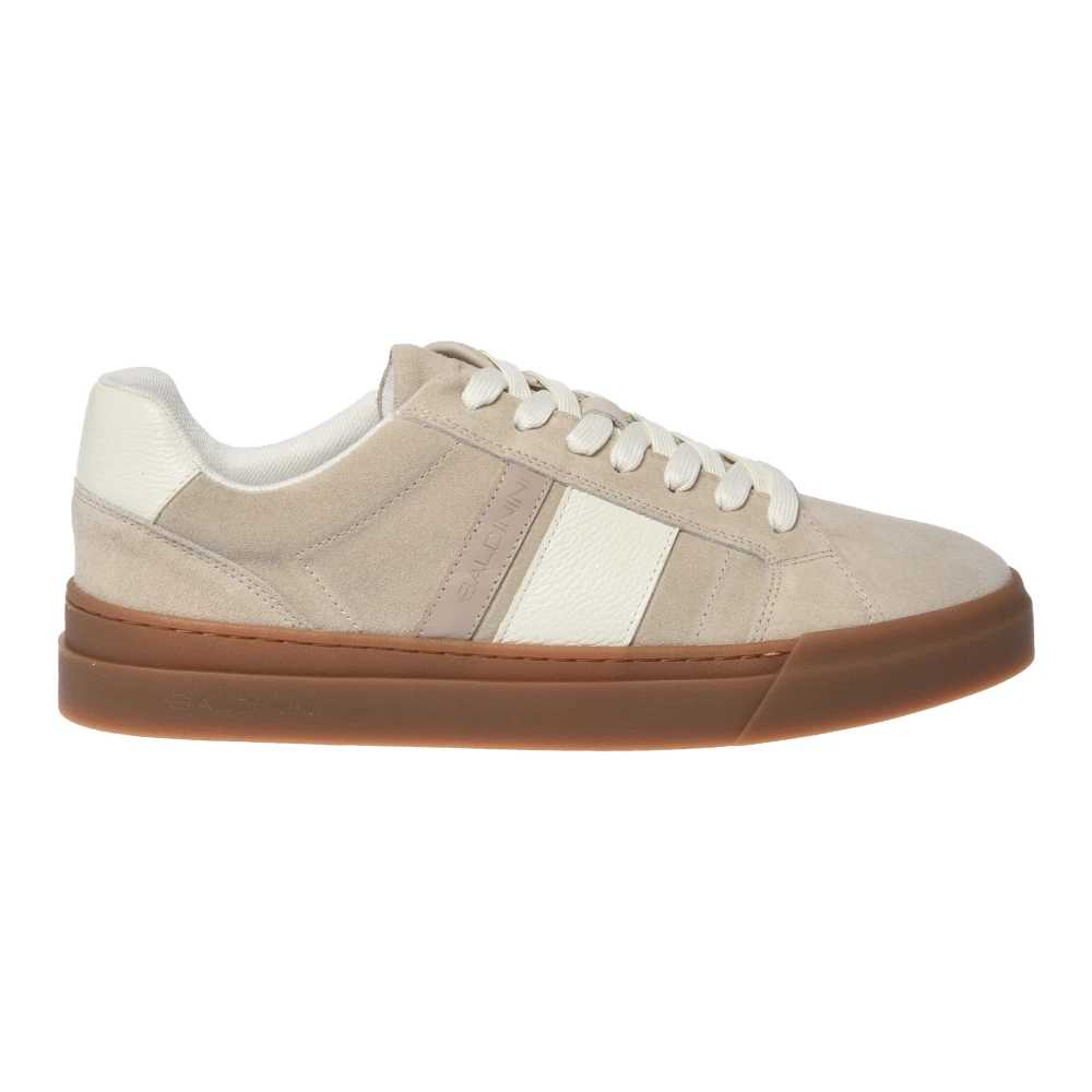 Baldinini - Suede Sneaker - Shoes - Herren - Beige - 41 Eu