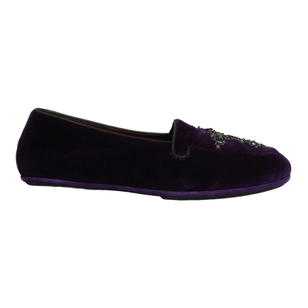 Dolce & Gabbana Herren Violett - Loafers Dress Schuhe - Shoes - Lila - 41 Eu