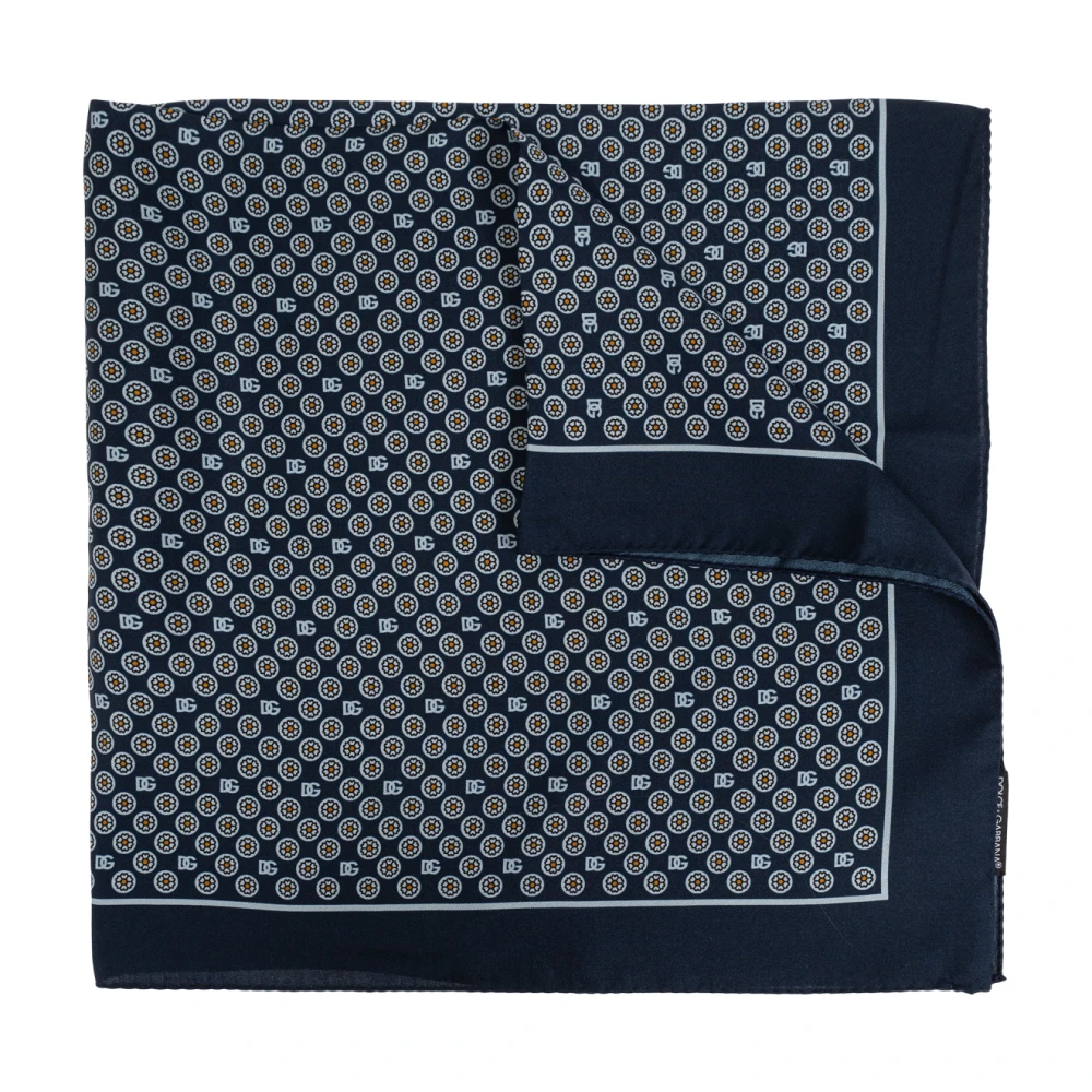 Dolce & Gabbana Herren Blau - Seidenschal - Accessories - One Size