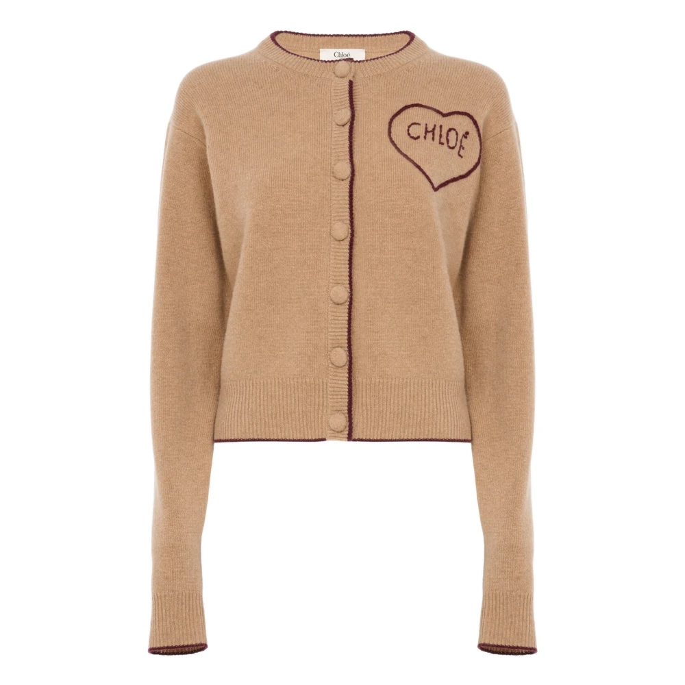 Chloé , Damen, Strickwaren, Braun, S - Bild 9