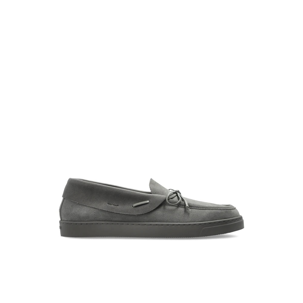 Giorgio Armani Herren Grau - Loafers - Shoes - 42 Eu