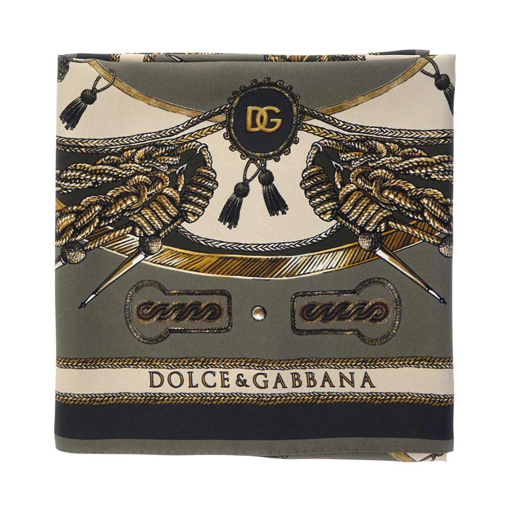 Dolce & Gabbana Herren Multicolor - Seidenschal - Accessories - Mehrfarbig - One Size