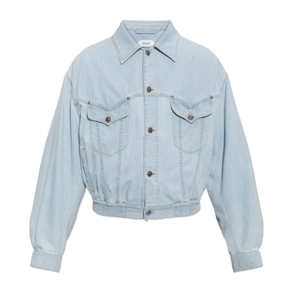 Versace Herren Blau - Denimhemd - Jackets - M