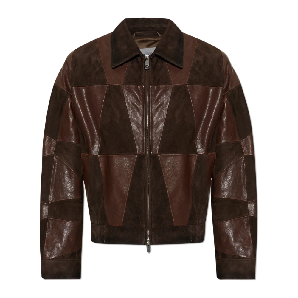 Versace Herren Braun - Lederblouson - Jackets - M