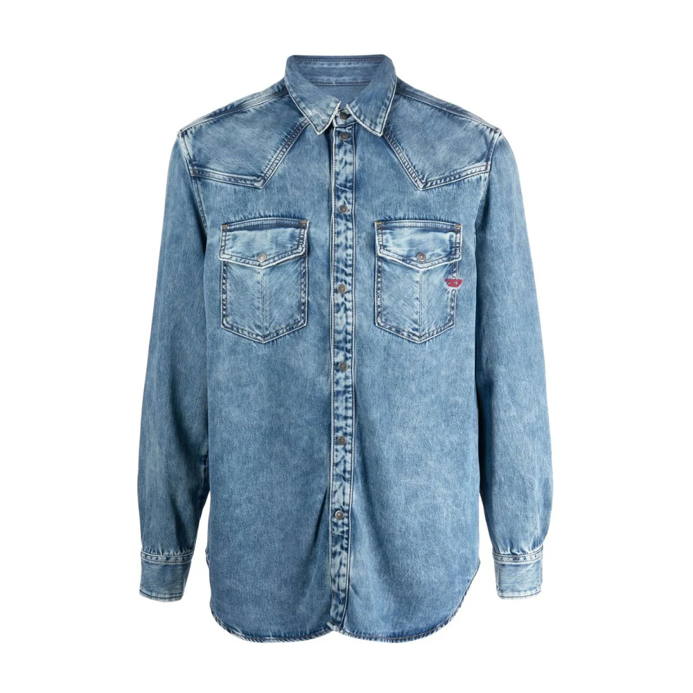 Diesel Herren Blau - Denim Hemd - Shirts - S