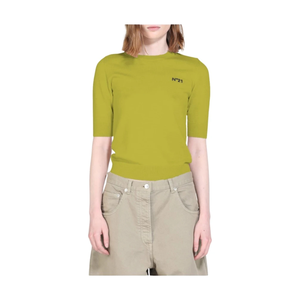 N21 Damen Grün - Maglia Girocollo - Knitwear - S
