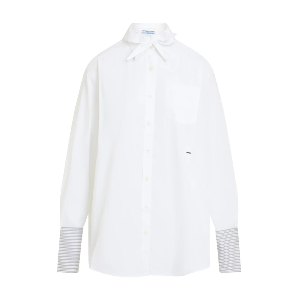 Prada Damen Weiß - Popeline Hemd - Blouses & Shirts - Xs