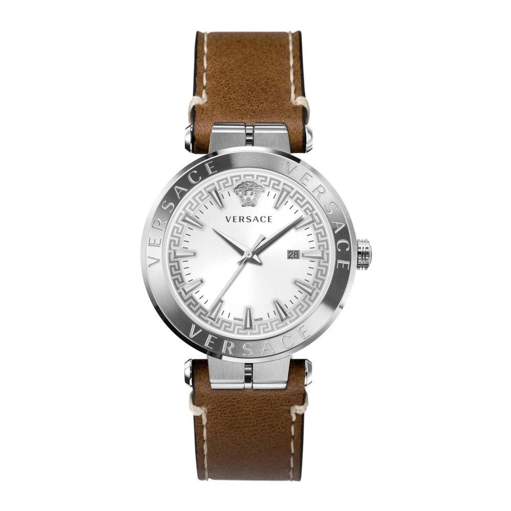 Versace, Armbanduhr, VE2F00121 Aion Herren 44mm 5ATM, Braun, (Analoguhr, 44 mm) - Bild 4