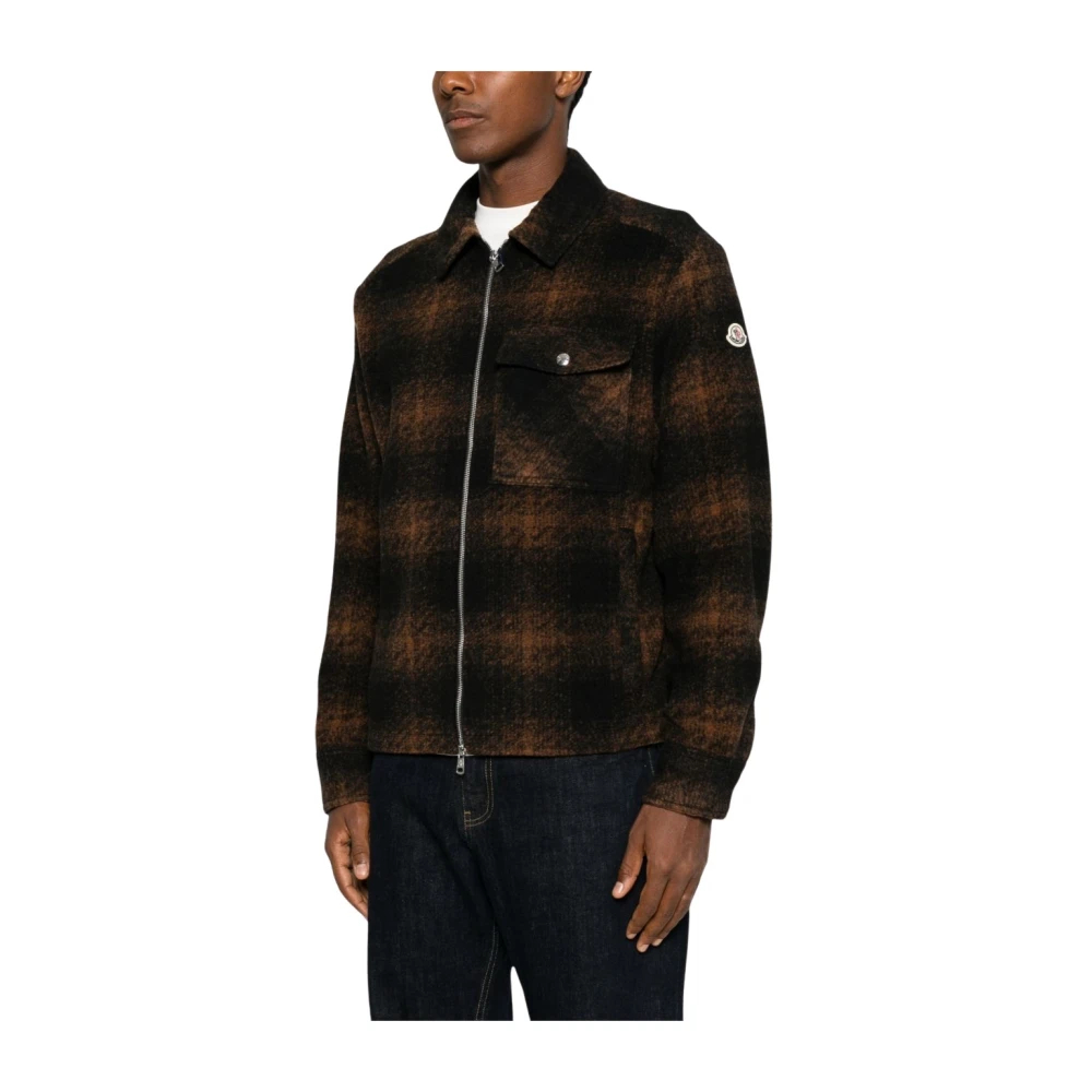 Moncler Check Jersey Zip-Up Shirt - Bild 6