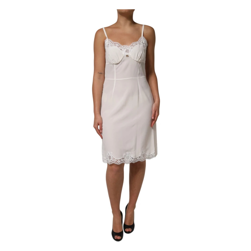 Dolce & Gabbana Damen Weiß - Slip Dress - Dresses - M