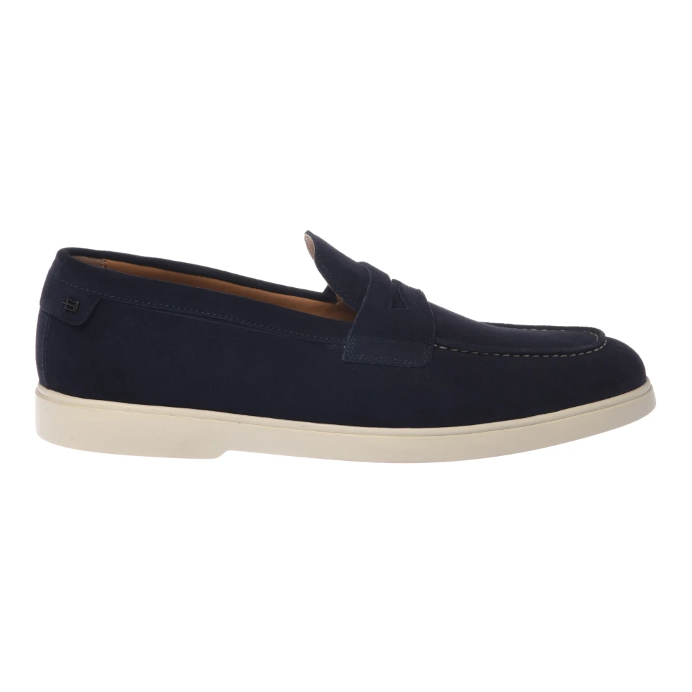 Baldinini - Suede Loafer - Shoes -Herren -Blau -43 Eu