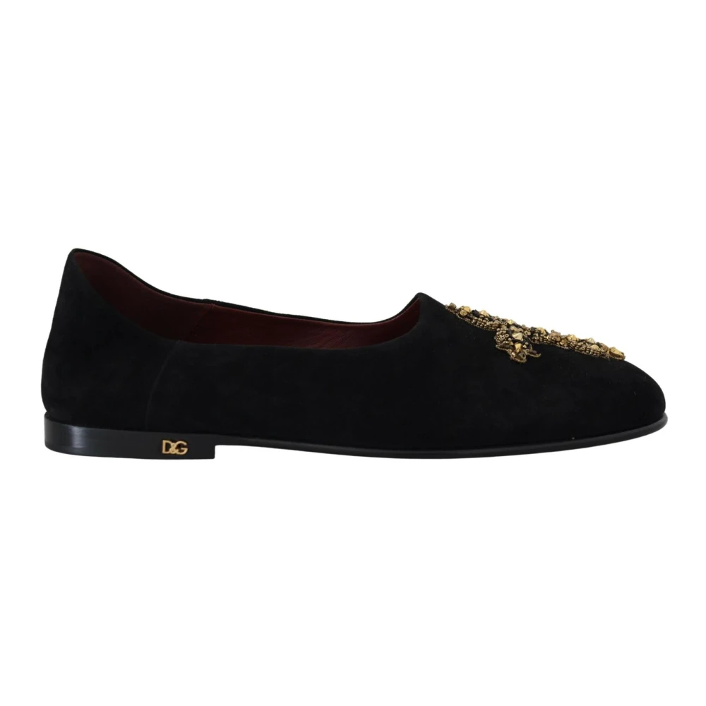 Dolce & Gabbana Herren Schwarz - Loafers - Shoes - K -41 1/2 Eu