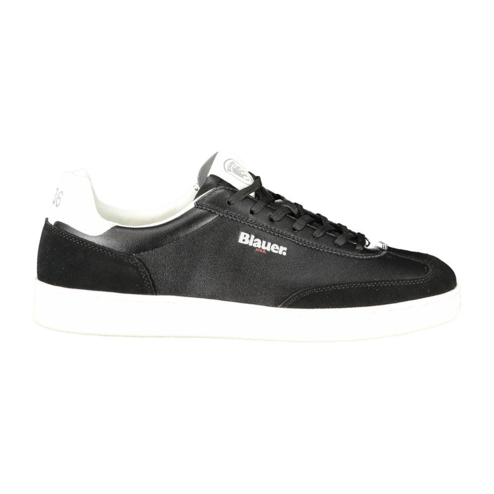 Blauer Polyurethan Herren-Sneaker - Schwarz Eu42 - Bild 5