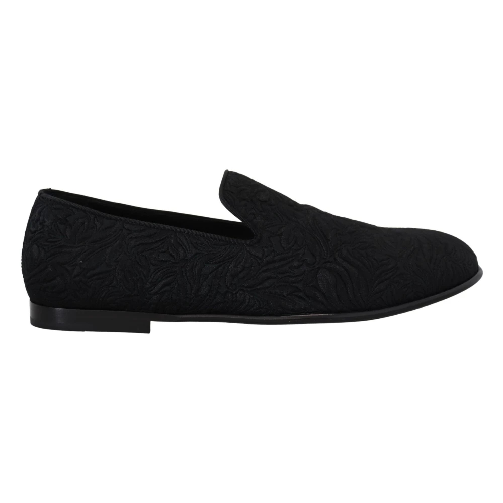 Dolce & Gabbana Herren Schwarz - Loafers - Shoes - K - 39 Eu