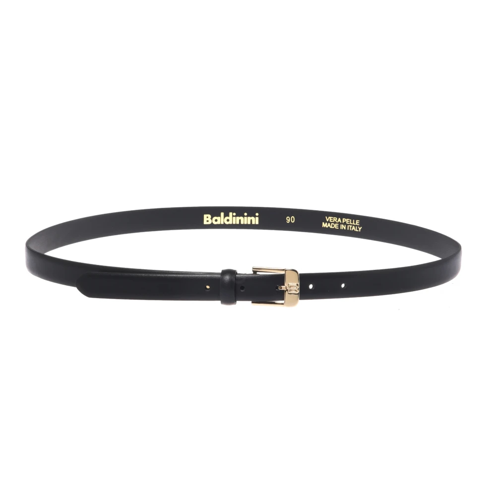 Baldinini Damen Schwarz - Ledergürtel - Accessories - K -95 Cm
