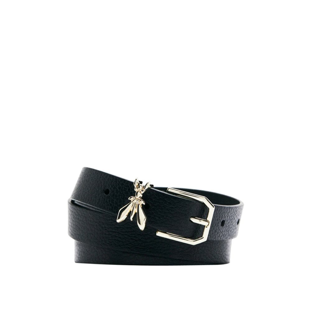 Patrizia Pepe Damen Schwarz - Ledergürtel - Accessories - K - L