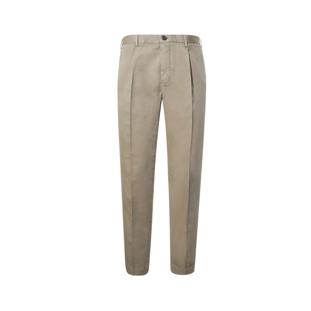 Incotex Herren Beige - Bundfaltenhose - Trousers - S