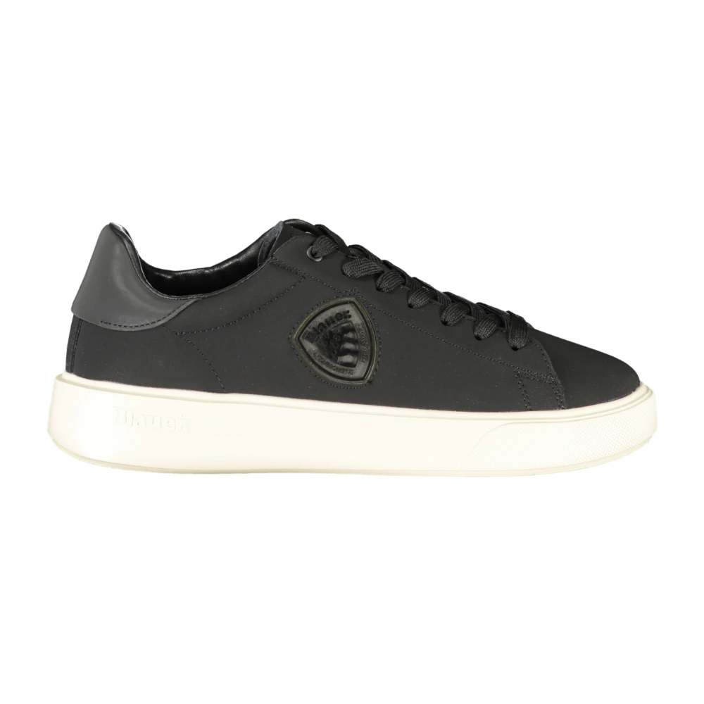 Blauer, Herren, Sneakers, Schwarzes Leder Herren Sneaker, Schwarz, (44) - Bild 7
