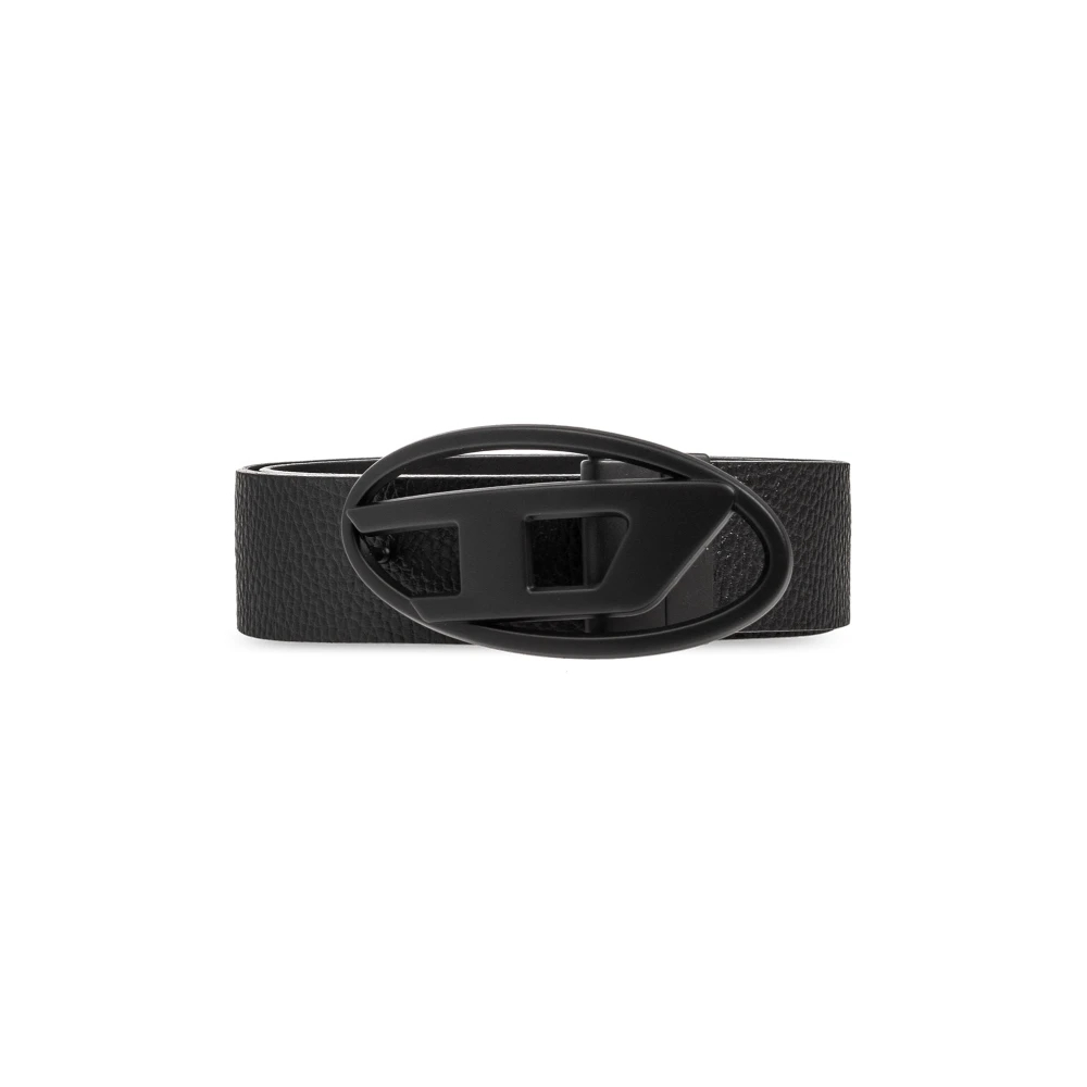 Diesel Herren Schwarz - Wendegürtel - Accessories - K - 80 Cm