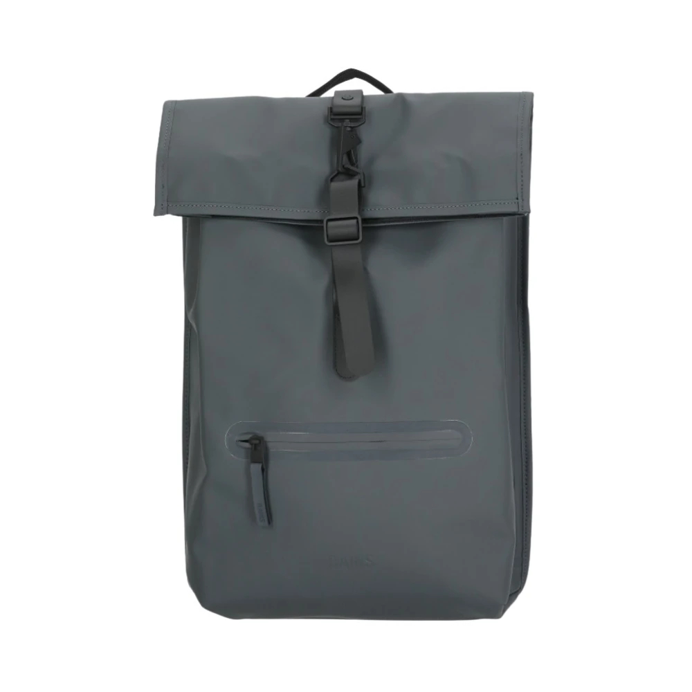 Rains Gris Rucksack Mit Rollverschluss W3 - Bild 4