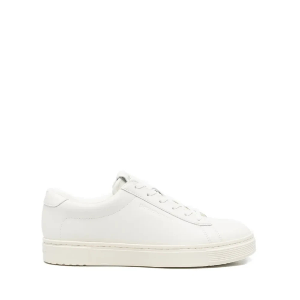 Emporio Armani Herren Weiß - Leather Sneakers - Shoes - 42 Eu