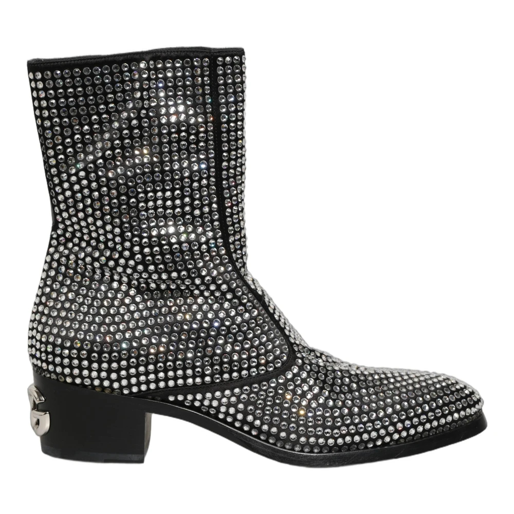 Dolce & Gabbana Herren Schwarz - Short Boots - Shoes - K - 44 Eu