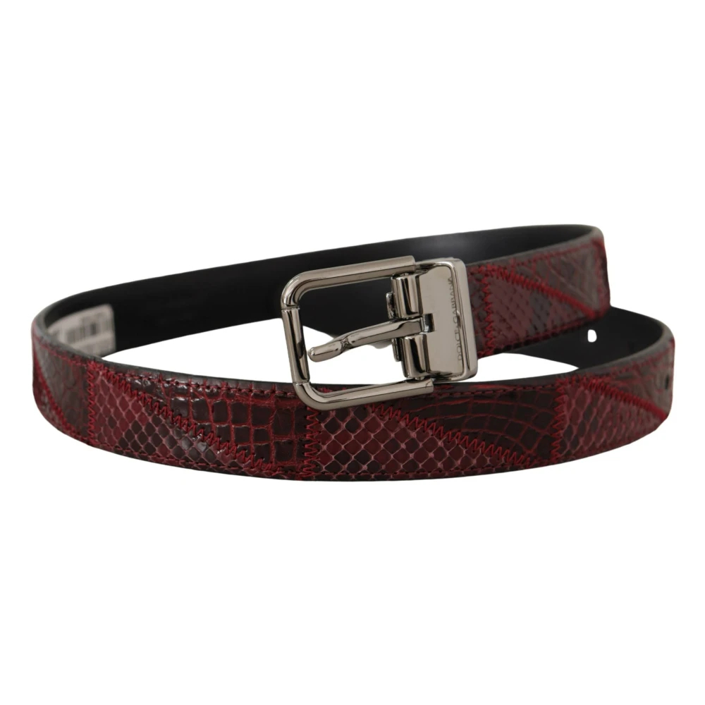 Dolce & Gabbana Unisex Rot - Wunderschöner Gürtel - Accessories - One Size
