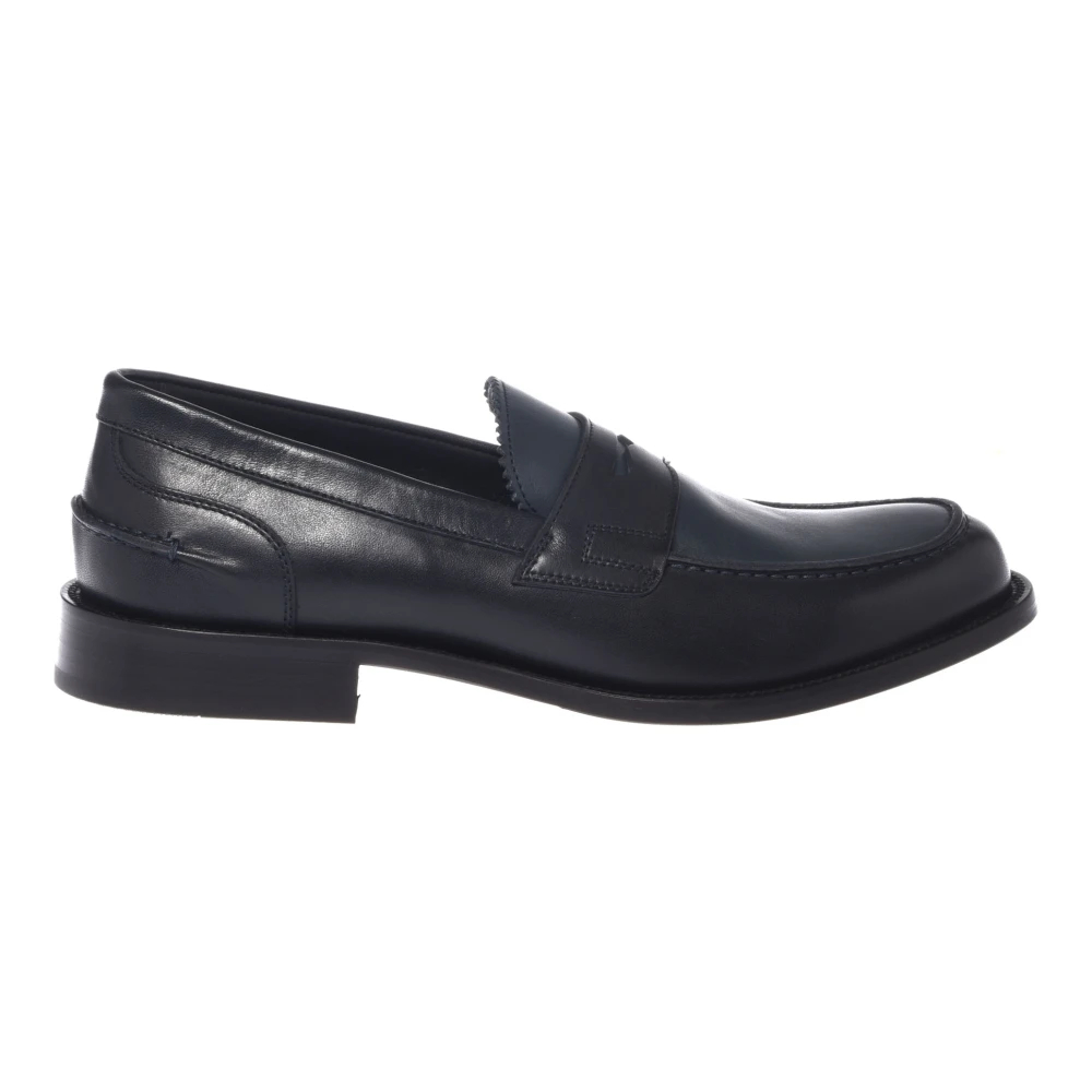 Baldinini Herren Blau - Leather Loafer - Shoes - 45 Eu
