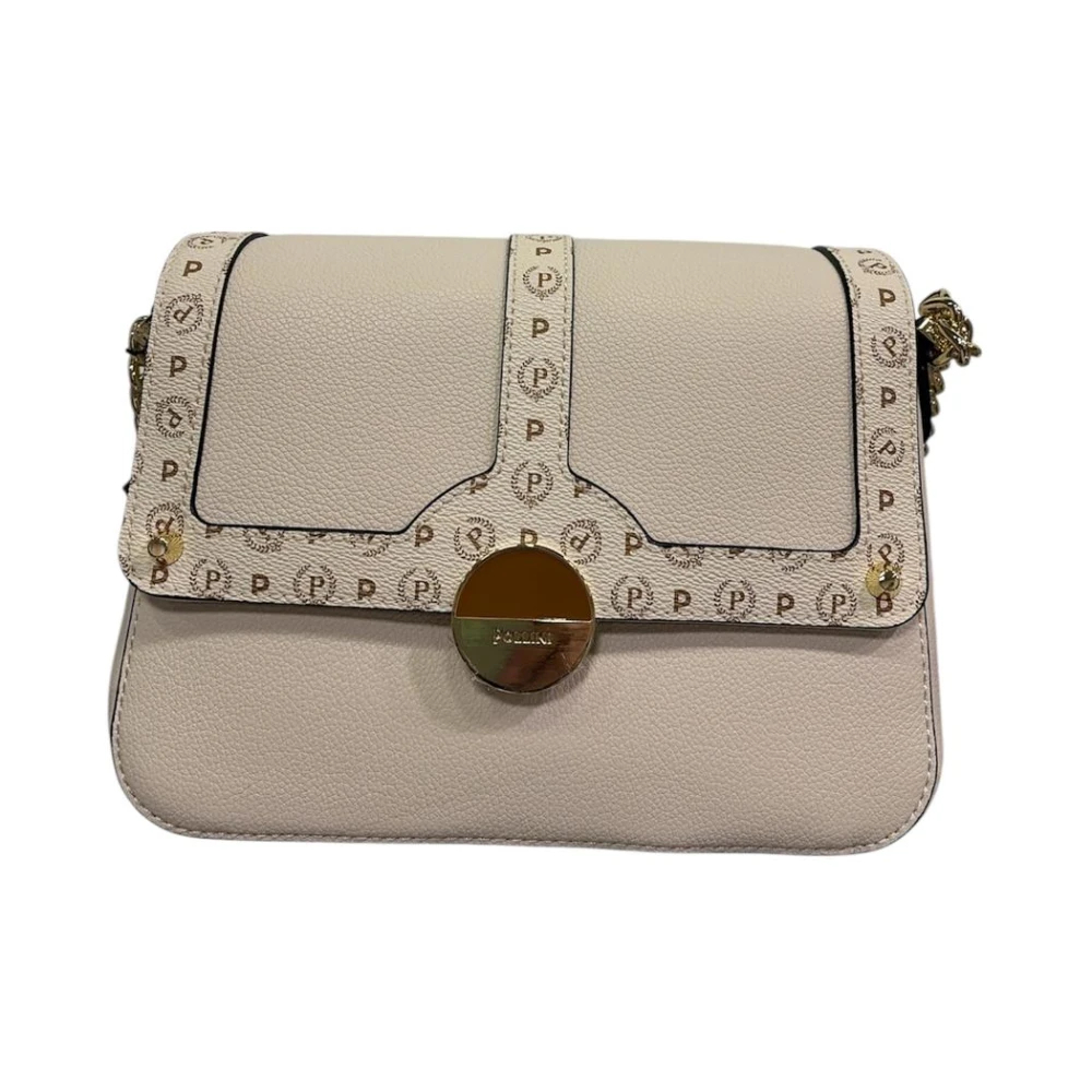 Pollini - Flap Umhängetasche - Bags - Damen - Beige - One Size