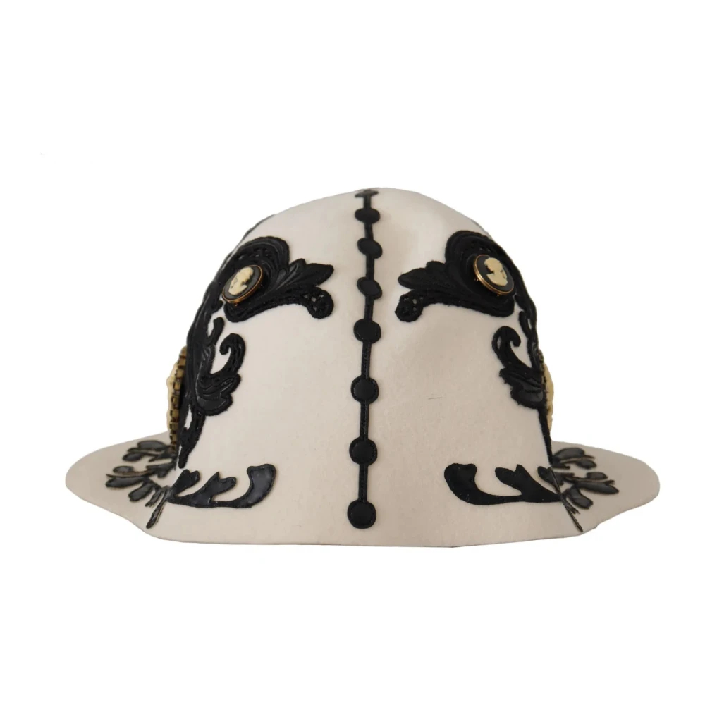 Dolce & Gabbana Damen Weiß - Cloche Hut - Accessories - One Size