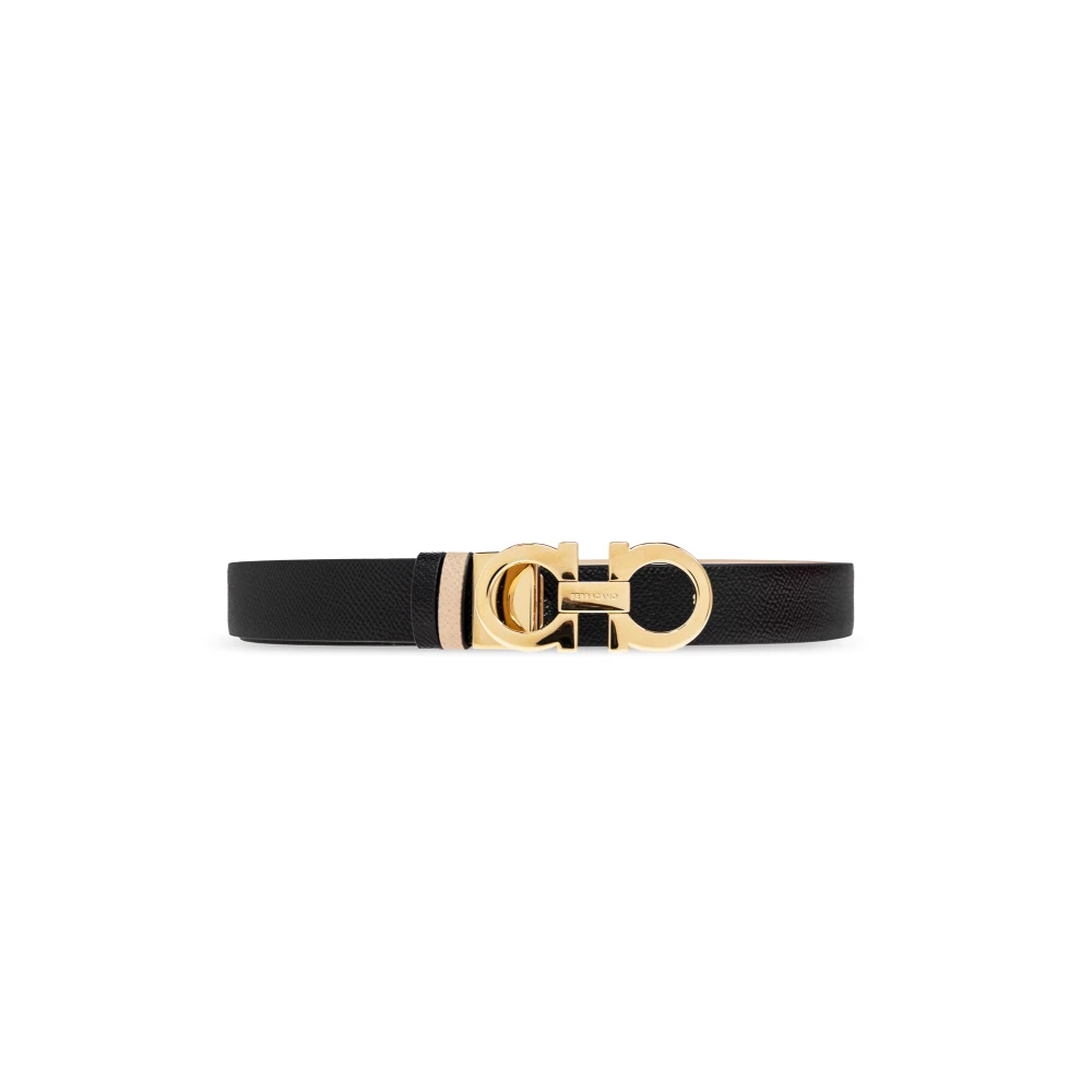 Ferragamo - Wende Gürtel - Accessories -Damen -Schwarzk -100 Cm