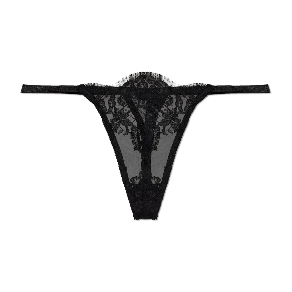 Dsquared2 Damen Schwarz - Lace Thong - Underwear - K -2Xl