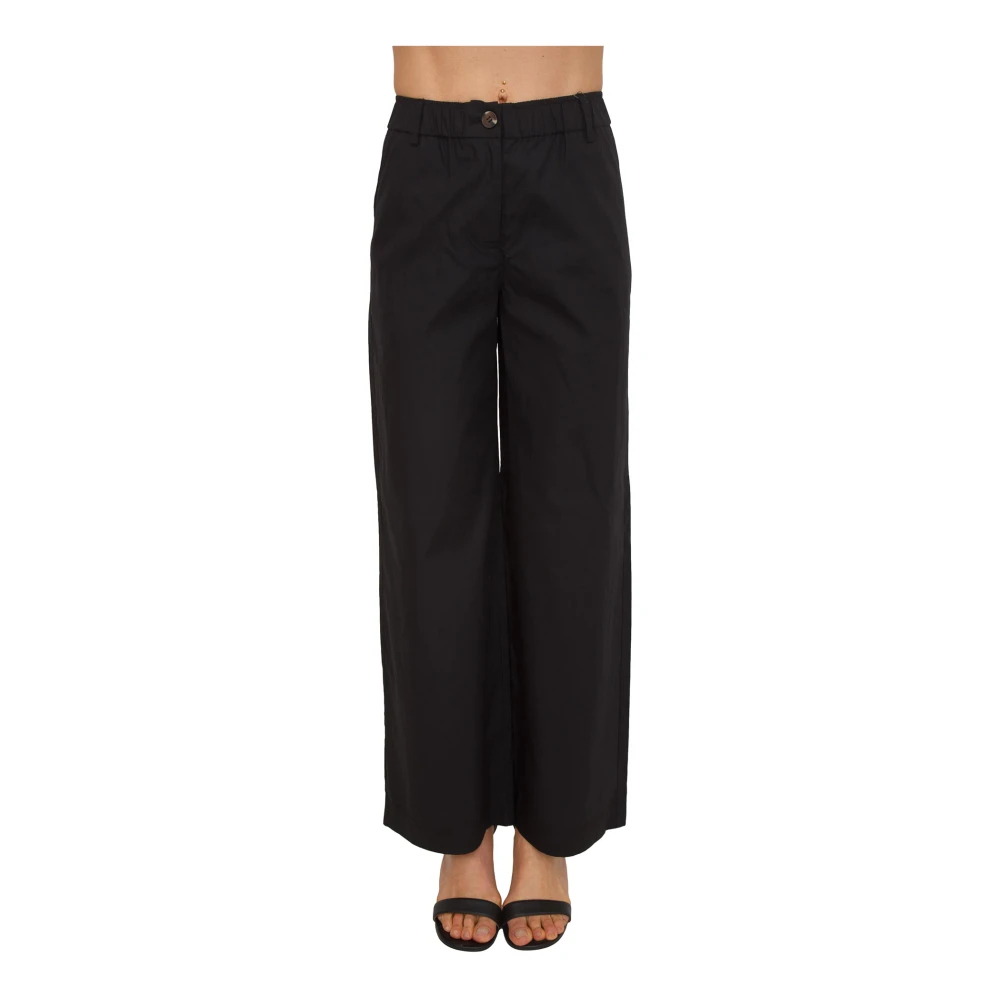 Nenette Damen Schwarz - Pantalone Nero - Trousers - K -M
