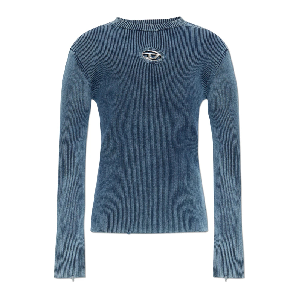 Diesel Herren Blau - Langarm-T-Shirt - Tops - 2XL