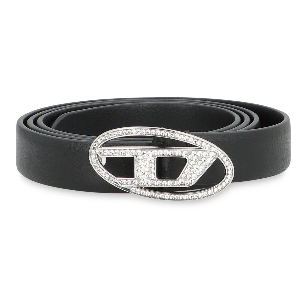 Diesel Damen Schwarz - B-1Dr Strass 20 Gürtel - Accessories - K - 75 Cm