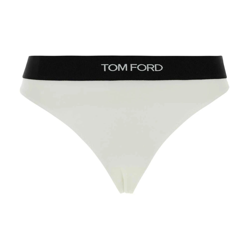 Tom Ford Damen Weiß - Modal Signature Thong - Underwear - Xs