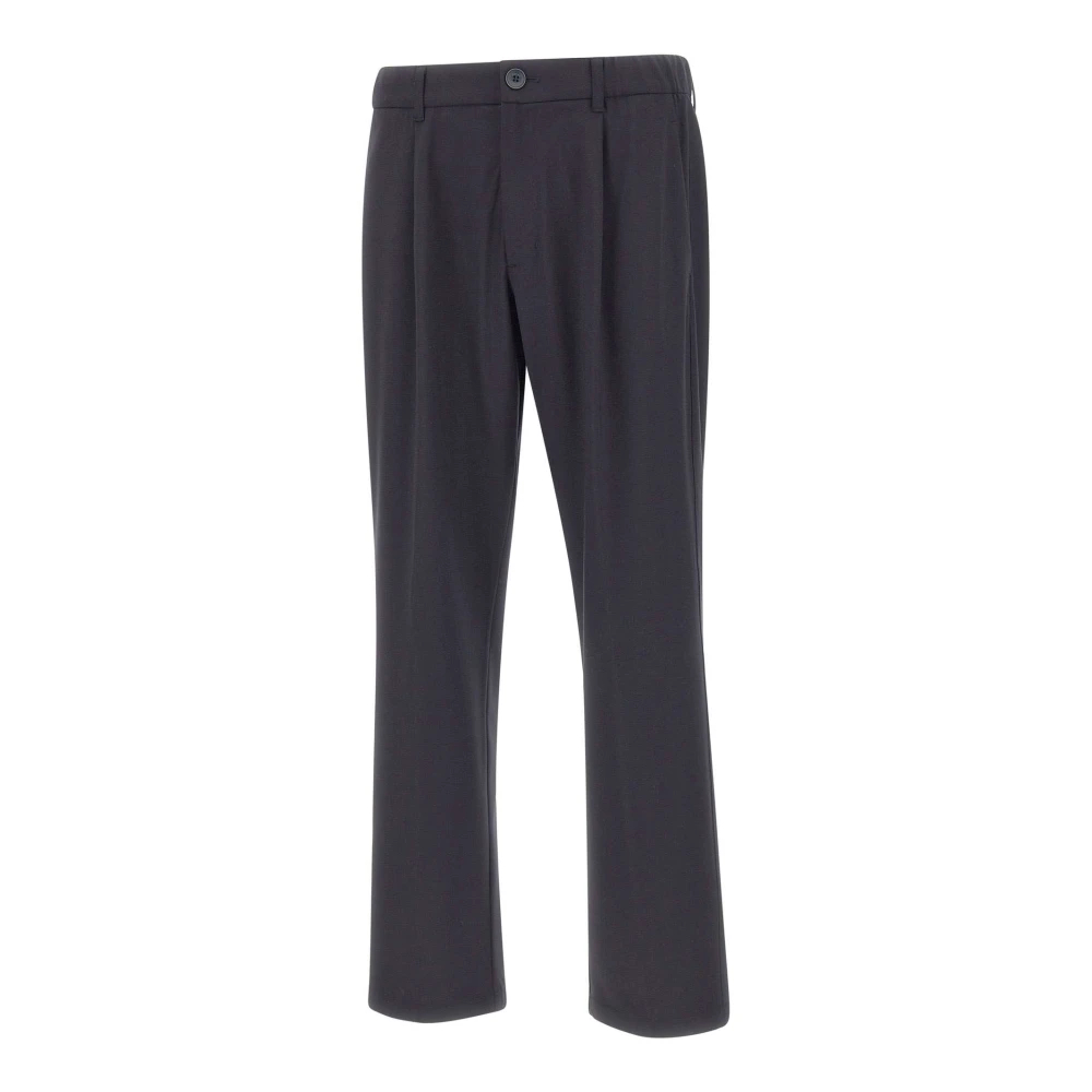 Herno Herren Schwarz - Soft Wool Pants - Trousers - K - S